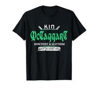 Kin McTaggart Mischief and Mayhem Since The Middle Age T-Shirt