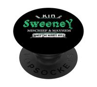 Kin Sweeney Mischief and Mayhem Since The Middle Age PopSockets PopGrip Adhésif