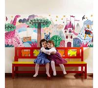 kina - SM0060 Autocollants muraux Bandeaux pour chambre d'enfant - Graphiques Une aventure de conte de fées grecs protection et décoration muraux, revêtement meubles tables et armoires, 40 x 130 cm