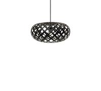 Kina Suspension Ø60 Noir 2 Côtés