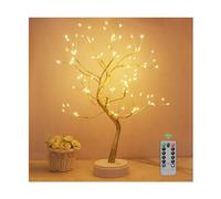 Kinamy Arbre Lumineux LED, Lampe Arbre Lumineux 8 Modes, Branches Lumineux Led Avec Télécommande, USB/Alimenté par Batterie, pour la Décoration de Fête de Mariage