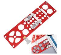 Kinberry Rail de guidage à angle droit de 340 mm à 90°, butée d'angle précise, guide de scie circulaire robuste à angle droit, compatible avec les rails de guidage Festool et Makita