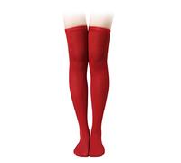 KINBOM 1 Paire Chaussettes Hautes, Coton Douces Chaussettes Montantes Bas Longs Chaussette Mercredi Addams pour Femmes Filles Vêtements de Tous les Jours