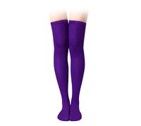 KINBOM 1 Paire Chaussettes Hautes, Coton Douces Chaussettes Montantes Bas Longs Chaussette Mercredi Addams pour Femmes Filles Vêtements de Tous les Jours