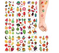 KINBOM 10 Feuilles Tatouage Ephemere pour Enfants Tatouage Fille Imperméables Résistants à la Sueur Tatouage Enfant Garcon pour Joyeux Anniversaire Fête des Enfants Décoration d'Activité