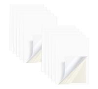 KINBOM 10 Pièces Feuilles Adhésives Double Face A4, transparentes ruban Adhésif Double Face, Super Collant Feuilles Adhésives A4 pour Travaux Manuels Décoration D'album Bricolage