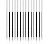 KINBOM 100 Recharges De Stylo à Bille Remplaçables Pointe Moyenne De 0,7MM Pour Recharge d'Encre Gel Écriture Fluide Pour Stylo à Bille Rétractable (Noir)