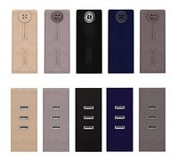 KINBOM 10pcs Extensions de Taille de Pantalon, 2 Types Bouton D'extension de Taille pour Pantalons de Jeans Habillés, Pantalons Kakis Homme et Femme