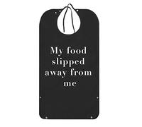 KINBOM Bavoirs Drôles pour Adultes, Lavables et Réutilisables pour Vêtements de Salle à Manger, Avec Ramasse-miettes pour Hommes et Femmes