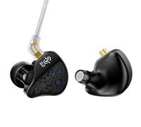 KINBOOFI CCZ CZ10 IEMs Écouteurs filaires Hi-Fi 1DD + 4BA avec boîtier en alliage de zinc pour moniteurs intra-auriculaires avec câble OFC amovible pour audiophiles, joueurs