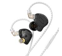 KINBOOFI Écouteurs Intra-Auriculaires KZ ZS10 Pro, 4BA 1DD, écouteurs HiFi pour scène, pour Chanteur, Guitariste, Batteur (Noir Mat, avec Micro)