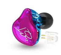 KINBOOFI Écouteurs Intra-Auriculaires KZ ZST - Couleur équilibrée - Double Pilote Hybride - HiFi - Basse - Violet - sans Micro…