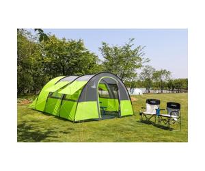 KINCAMP Tente de camping familiale 4 personnes tunnel SORRENTE - 2 chambres - imperméabilité 5000mm