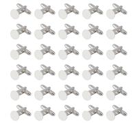 KINCHYGO, Lot de 30 boutons de manchette ronds vierges de 10 mm pour décoration de chemises et vêtements
