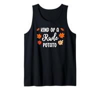 Kind of Rude Potato Sweet Potato Couples Funny Thanksgiving Débardeur