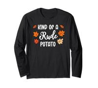 Kind of Rude Potato Sweet Potato Couples Funny Thanksgiving Manche Longue