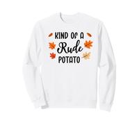 Kind of Rude Potato Sweet Potato Funny Thanksgiving Couples Sweatshirt