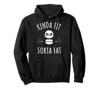 Kinda Fit Sorta Fat Amateur De Bonne Chère Haltérophilie Sweat à Capuche