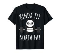 Kinda Fit Sorta Fat Amateur De Bonne Chère Haltérophilie T-Shirt