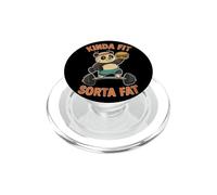Kinda Fit Sorta Fat Funny Gym Panda Haltérophilie Entraînement PopSockets PopGrip pour MagSafe