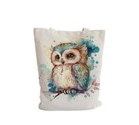 Kinde Sac Fourre Tout Animal Cheval Violet Sac Cabas Chanvre de Coton tote bag Réutilisable Cabas Femme Pliable Sac Cabas Femme Lavable Sac en Tissu Durable Sac en Toile Cadeaux 30x40cm/1 Pcs