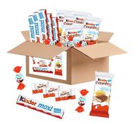 KINDER - 1,45 kg de bonbons individuels au chocolat - Halloween, fête d'école, anniversaire