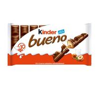 KINDER - Barre Chocolatée Chocolat Au Lait, Goût Noisette Fondant, 10 Barres 430g - Lot De 3
