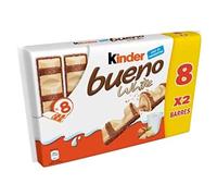 Kinder Barres chocolatées au chocolat blanc - Le paquet de 8 x 2 barres