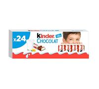 KINDER - Barres chocolatées Lait | Goûtez à l'onctuosité chocolatée | Idéales pour les pauses gourmandes | x24 - 300g | LOT DE 3