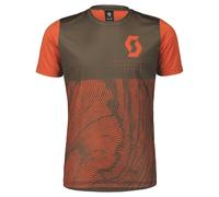 Kinder Bikeshirt Trail Vertic 10 orange/marron XL