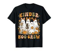 Kinder Boo Crew Halloween Ghost Teacher Wildflower pour Enfants T-Shirt
