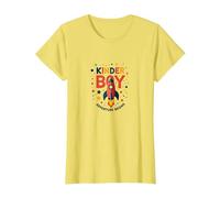 Kinder Boy Adventure Commence Son Voyage dans Une fusée Cosmique T-Shirt, Femme, Citron, M