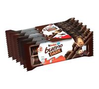 KINDER Bueno Dark Barres chocolatées au lait, noisettes et chocolat noir 215 g