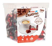 Kinder BUENO mini Café craquant - Barres chocolatées lait et noisettes - 180 sachets