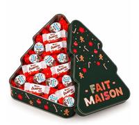 KINDER Bueno Mini Schoko-Bons - Boîte Sapin de Noël - 35 Chocolats