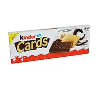 Kinder Cards Biscuits style gaufrettes au lait et cacao 128 g 5 étuis