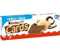 kinder Cards Family 10x2 Spécialités de gaufres emballées individuellement 256g