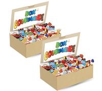KINDER, CÉLÉBRATIONS, CÉMOI - 2 x 700 g de bonbons et chocolats individuels | environ 130 mini-bouchées assorties pour Halloween, une fête d'école, un anniversaire ou une réception