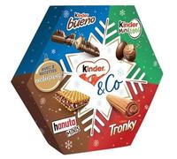 KINDER & Co Bonbons au chocolat noisette et gaufrettes 174 g