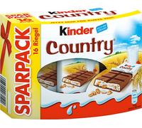 Kinder Country 16 Limited Edition avec céréales et chocolat 376g