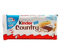 KINDER Country Barres chocolatées et céréales, 4 x 23.5g