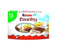 Kinder Country pack de 15 barres - Lot de 4