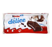 Kinder Delice Gâteaux enrobés au cacao et fourrés au lait - Le paquet de 10 - 390g