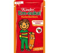 Kinder Em eukal pastilles contre la toux fraise des bois miel et 5 vitamines 75g