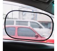 kinder Fluff Pare-soleil voiture (4 pare-soleils transparents) - Le seul pare-soleil certifié pour conducteurs, bloque 99,95% des rayons UV - Protection solaire pour vitres de véhicule -XL