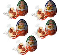 Kinder Joy More Lot de 5 chocolats au cacao sans lait avec cadeau surprise à l'intérieur des œufs 20 g