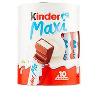 Kinder Barre Chocolatée Kinder Maxi - La boîte de 10 Barres - 210g