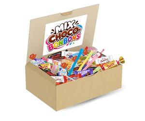 KINDER, MILKA, CÉLÉBRATIONS - 100 Chocolats et Bonbons - Box 900 g