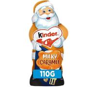KINDER Milky Caramel Caramel au lait et beurre de cacao moulage Père Noël 110 g