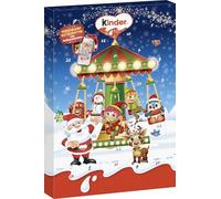 kinder Mix Calendrier de l’Avent 2025 - Chocolat, mini œufs et 2 figurines creuses - Découvre chaque jour une gourmandise - Cadeau de Noël et de l’Avent - Calendrier de Noël - 151g